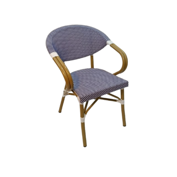 SILLON SORIA AZUL JASPEADO MOBILIARIO IDEAL