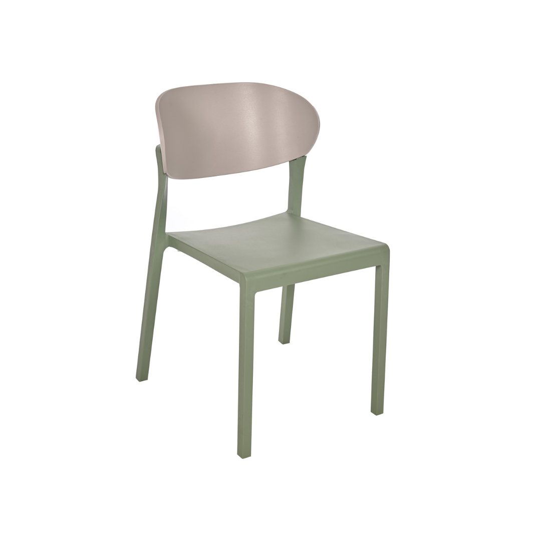 silla bak verde -crema