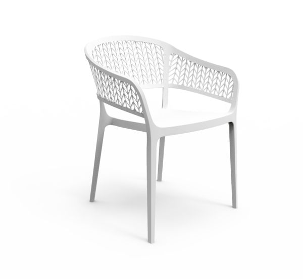 SILLÓN ESPIGA BLANCA MOBILIARIO IDEAL
