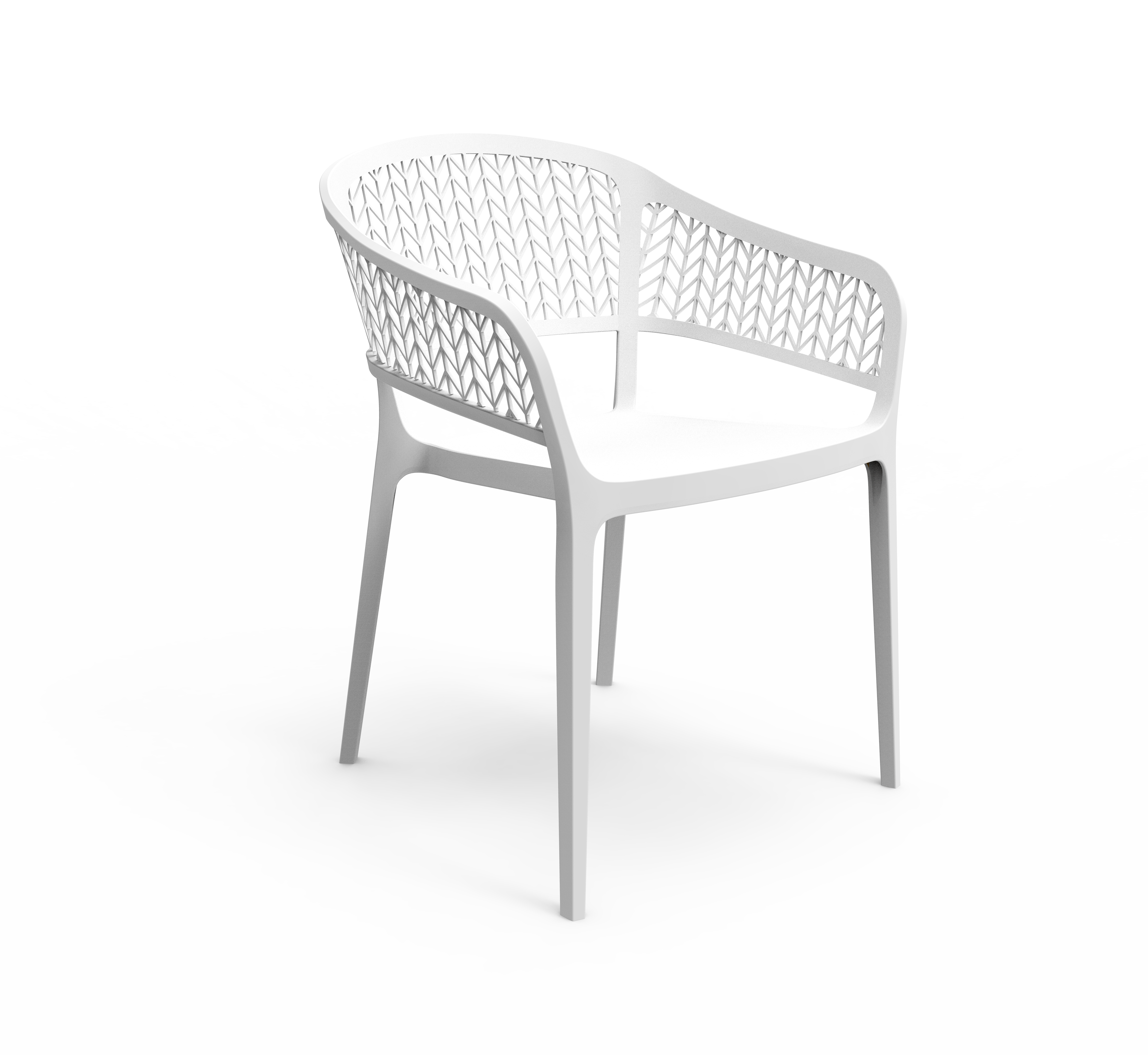 SILLÓN ESPIGA BLANCA MOBILIARIO IDEAL