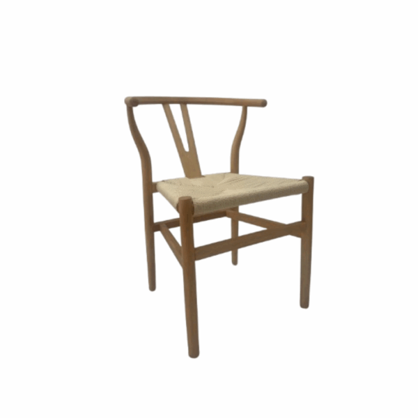SILLÓN WISHBONE NATURAL MOBILAIRIO IDEAL