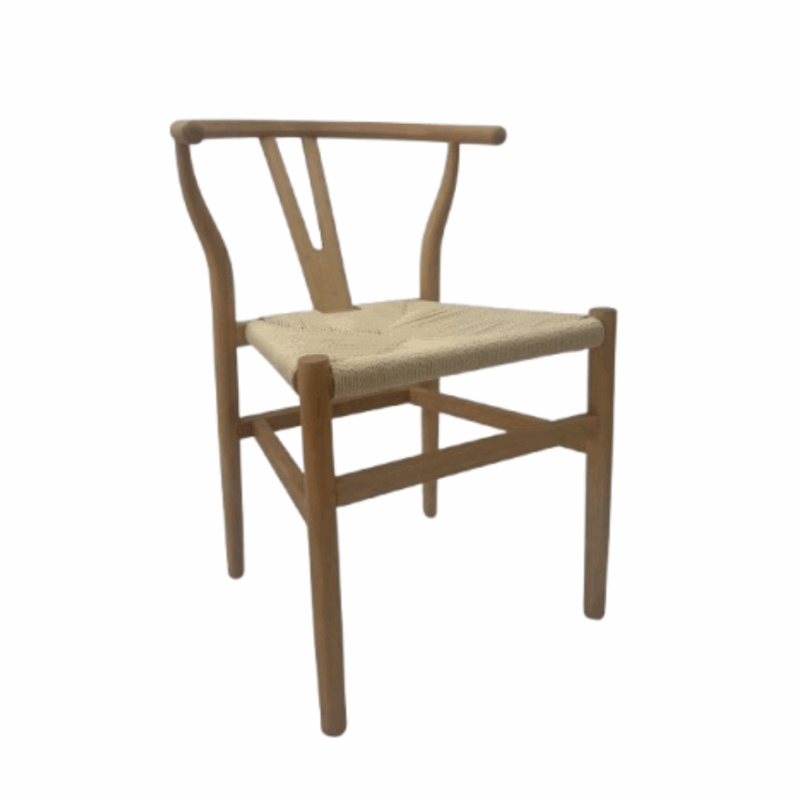SILLÓN WISHBONE NATURAL MOBILAIRIO IDEAL