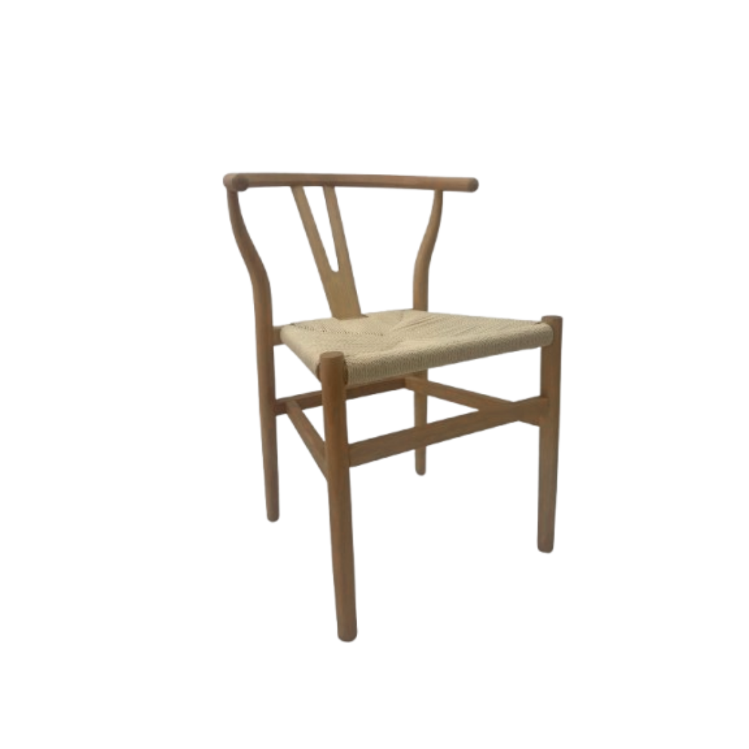 SILLÓN WISHBONE NATURAL MOBILAIRIO IDEAL